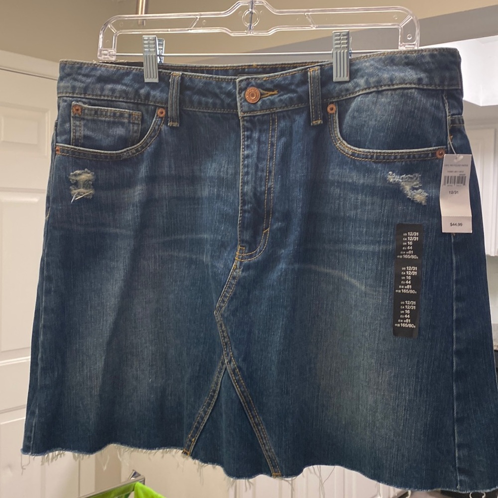 Gap blue Jean shirt